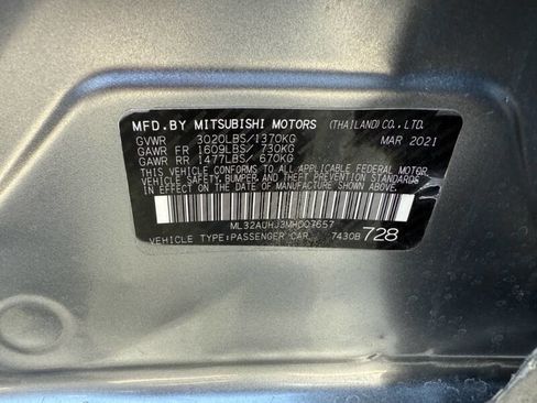 Used 2021 Mitsubishi Mirage ES image 25