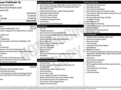 Certified 2025 Nissan Pathfinder SL AWD/4WD image 29