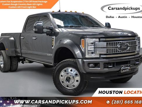 Used 2019 Ford F450 Platinum w/ Platinum Ultimate Package AWD/4WD image 1