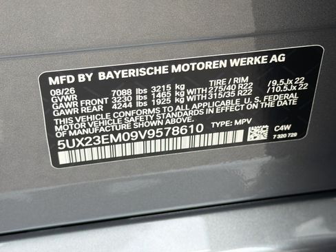 New 2027 BMW X7 xDrive40i w/ Executive Package AWD/4WD image 46