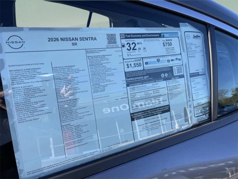 New 2026 Nissan Sentra SR w/ SR Premium Package image 11