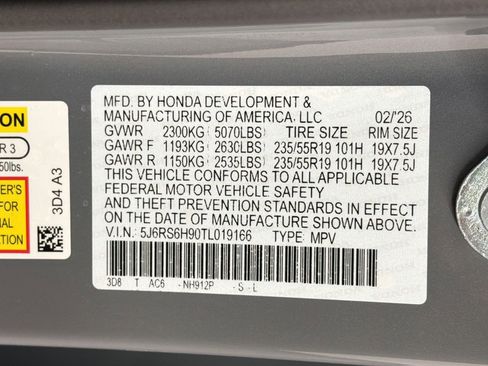 New 2026 Honda CR-V Sport Touring image 21