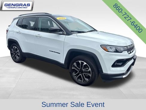 Used 2022 Jeep Compass Limited w/ Sun and Sound Group AWD/4WD image 1