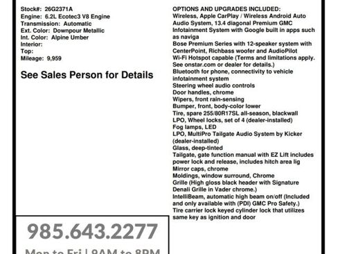 Used 2025 GMC Sierra 1500 Denali Ultimate AWD/4WD image 32