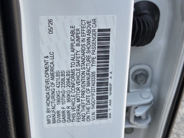 New 2026 Honda Accord LX image 14