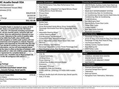 Used 2012 GMC Acadia Denali image 15