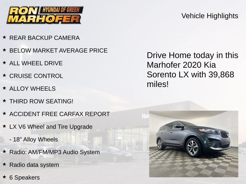 Used 2020 Kia Sorento AWD V6 image 15