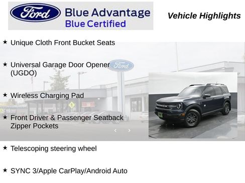 Used 2023 Ford Bronco Sport Big Bend w/ Convenience Package AWD/4WD image 28