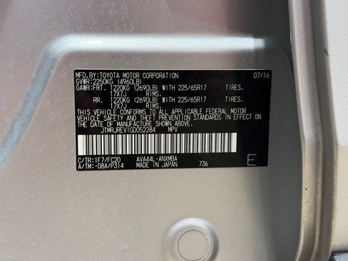 Used 2016 Toyota RAV4 XLE w/ Convenience Package AWD/4WD image 31