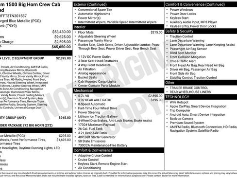 New 2026 RAM 1500 Big Horn AWD/4WD image 3