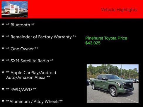 Used 2023 Toyota Tundra SR5 w/ SR5 Convenience Package image 7