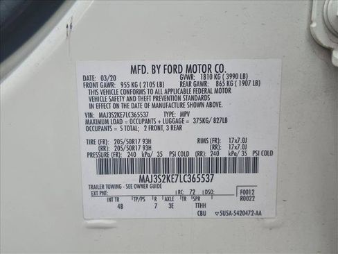 Used 2020 Ford EcoSport Titanium FWD image 21