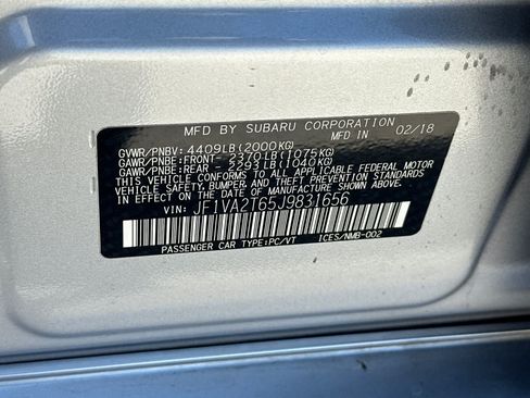 Used 2018 Subaru WRX STI Limited w/ Popular Package #1 AWD/4WD image 27