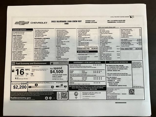 Used 2022 Chevrolet Silverado 1500 RST AWD/4WD image 24