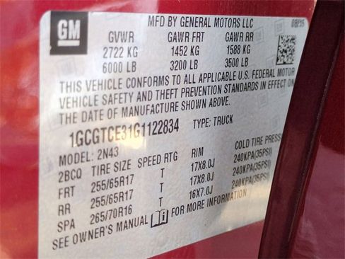 Certified 2016 Chevrolet Colorado LT w/ Luxury Package, Chrome image 32