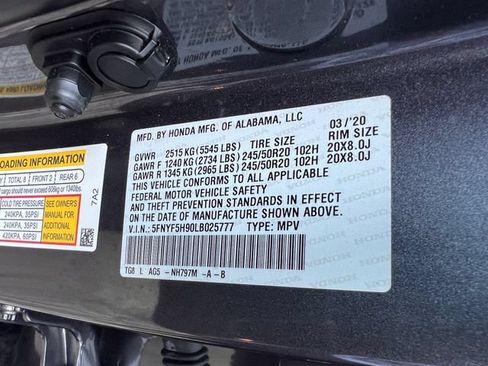 Used 2020 Honda Pilot Touring image 39