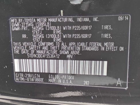 Used 2015 Toyota Sienna XLE image 34