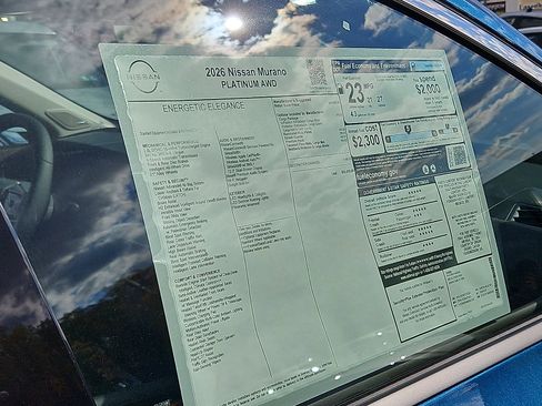 New 2026 Nissan Murano Platinum image 21