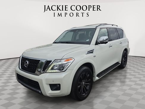 Used 2019 Nissan Armada Platinum w/ Captain's Chairs Package RWD image 1