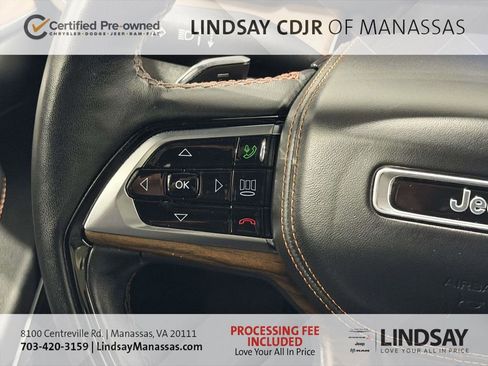 Certified 2022 Jeep Grand Cherokee Summit w/ Luxury Tech Group V AWD/4WD image 22