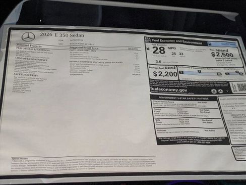 New 2026 Mercedes-Benz E 350 Sedan image 18