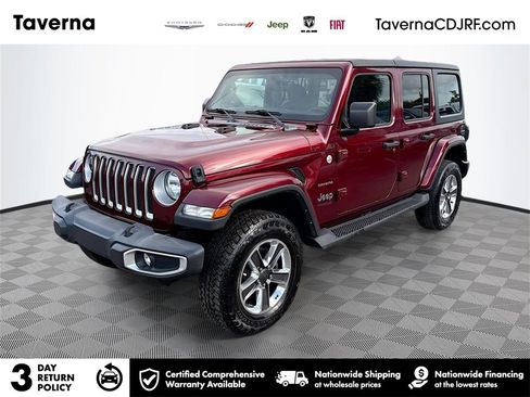 Used 2021 Jeep Wrangler Unlimited Sahara image 1