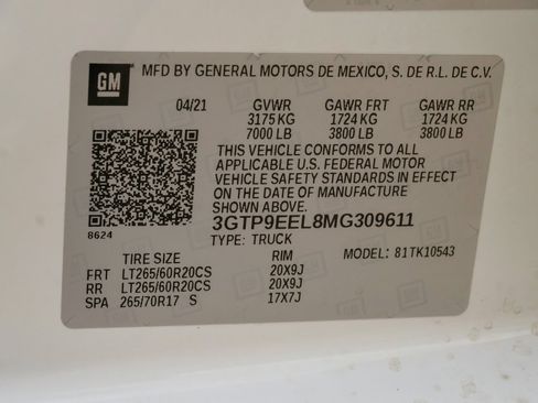 Used 2021 GMC Sierra 1500 AT4 w/ AT4 Value Package AWD/4WD image 56