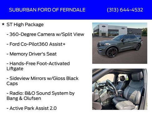Used 2021 Ford Explorer ST w/ Equipment Group 401A AWD/4WD image 13