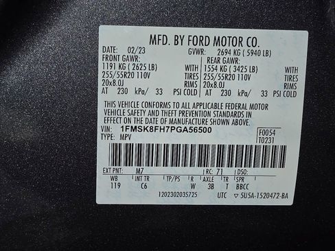 Used 2023 Ford Explorer Limited image 33