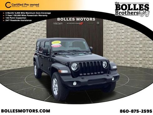 Certified 2022 Jeep Wrangler Unlimited Sport AWD/4WD image 1