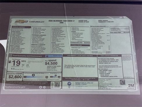 New 2026 Chevrolet Silverado 1500 LT w/ Safety Package image 20