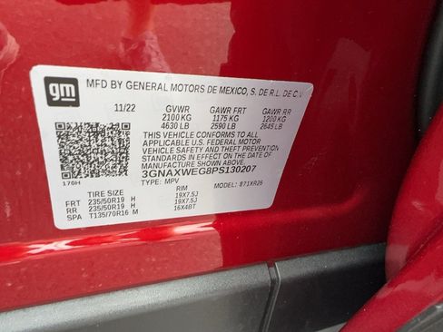 Certified 2023 Chevrolet Equinox RS w/ RS Leather Package AWD/4WD image 20