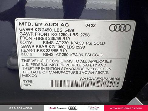 Certified 2023 Audi Q5 2.0T Premium w/ Convenience Package AWD/4WD image 37