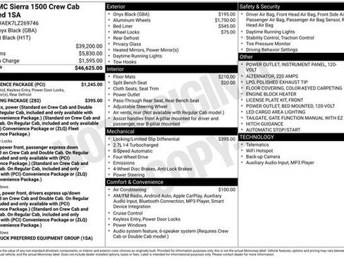 Used 2020 GMC Sierra 1500 4x4 Crew Cab w/ Convenience Package image 2