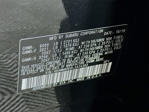 Used 2020 Subaru Ascent Touring w/ Popular Package #2A image 35