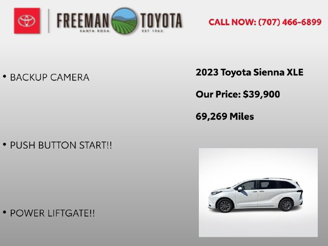 Used 2023 Toyota Sienna XLE FWD image 9