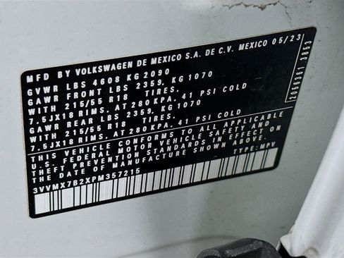 Used 2023 Volkswagen Taos S w/ Driver Assistance Package image 12