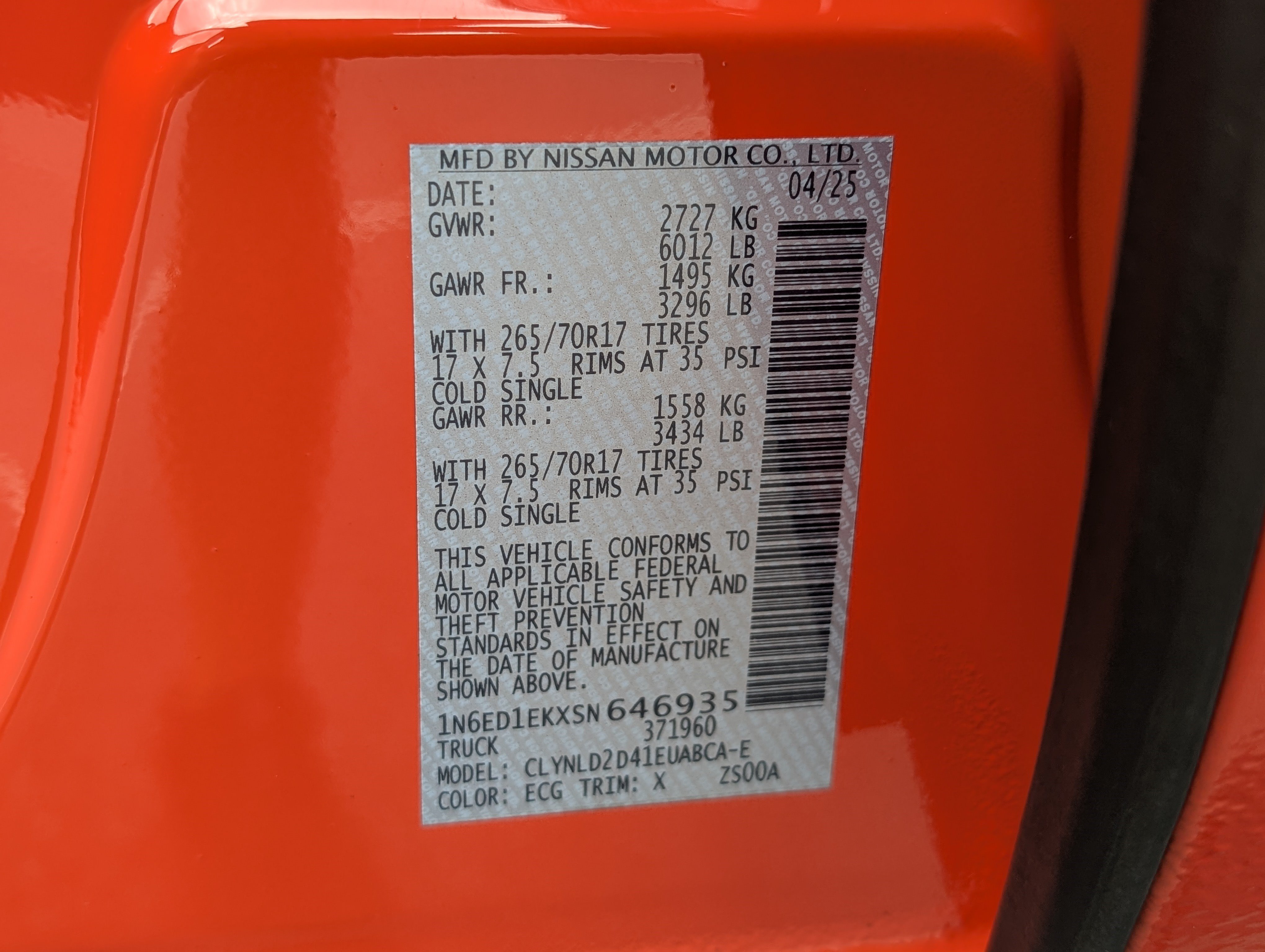 Used 2025 Nissan Frontier PRO-4X w/ Pro Convenience Package AWD/4WD image 36