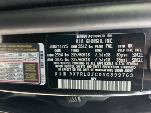 New 2025 Kia Sorento S AWD/4WD image 35
