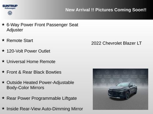 Used 2022 Chevrolet Blazer LT w/ Sound & Technology Package AWD/4WD image 12