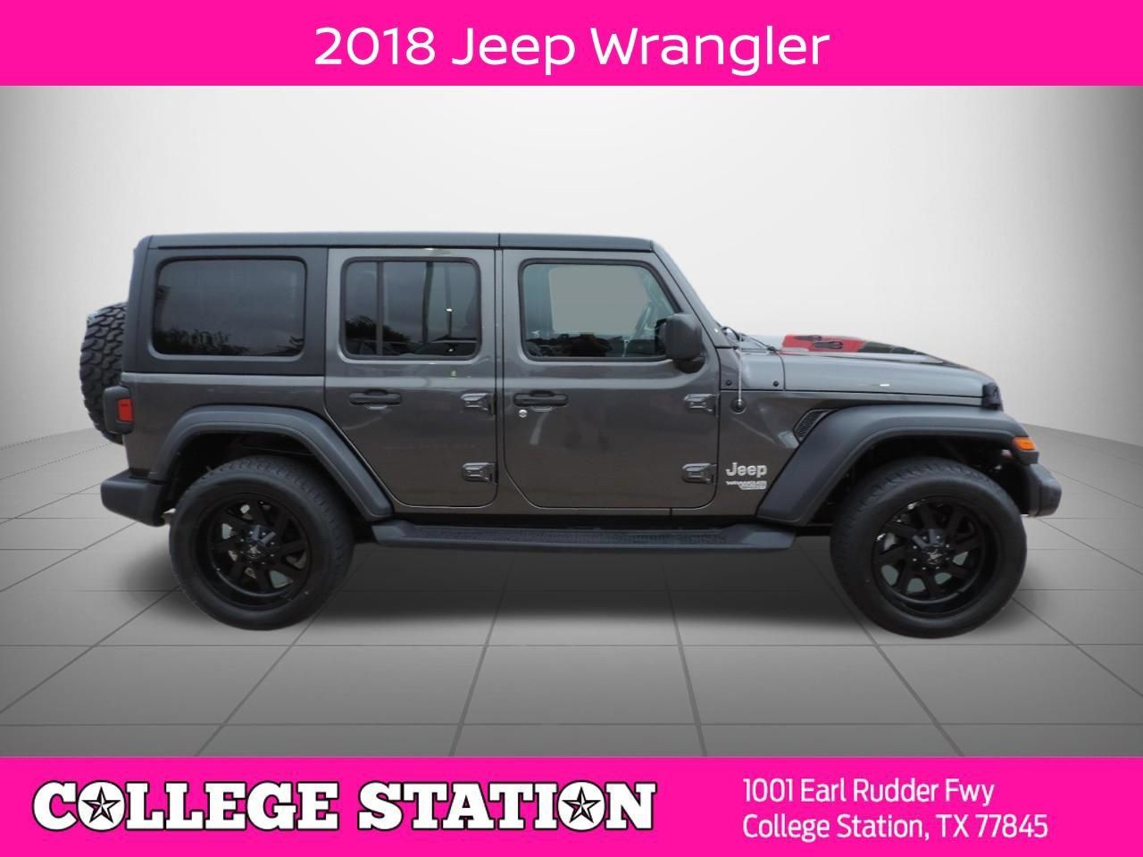 Used 2018 Jeep Wrangler Unlimited Sport S AWD/4WD image 2