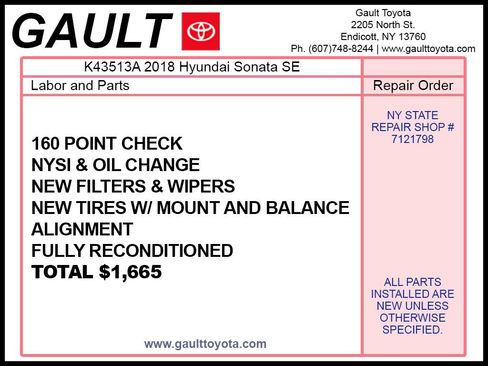 Used 2018 Hyundai Sonata SE image 2