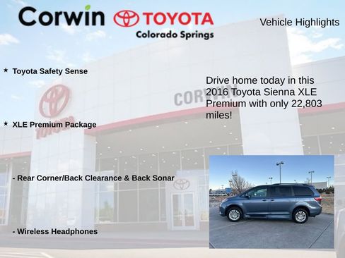 Used 2016 Toyota Sienna XLE Premium image 6