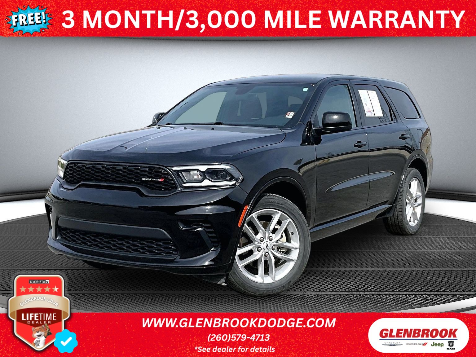 Certified 2025 Dodge Durango GT w/ Trailer Tow Group IV AWD/4WD image 1