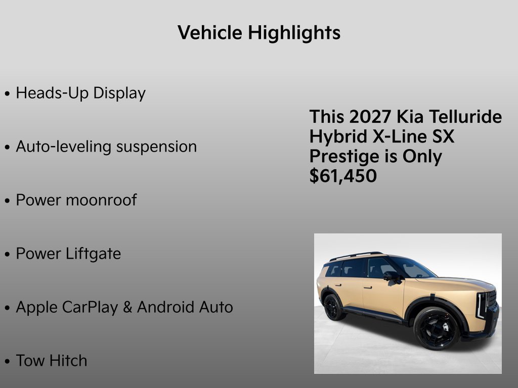 New 2027 Kia Telluride X-Line SX Prestige AWD/4WD image 35