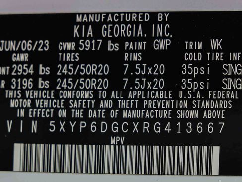 Certified 2024 Kia Telluride S w/ S Sunroof Package AWD/4WD image 29