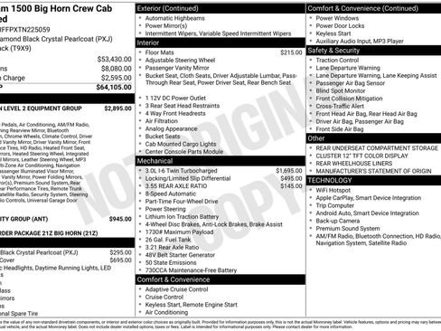 Used 2026 RAM 1500 Big Horn AWD/4WD image 4