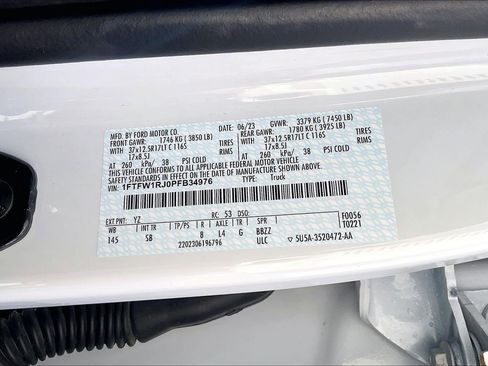 Used 2023 Ford F150 Raptor w/ Equipment Group 802A Raptor R image 32