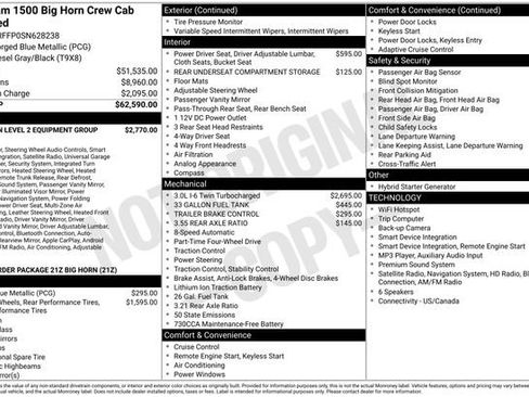 Used 2025 RAM 1500 Big Horn AWD/4WD image 4