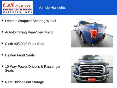 Used 2017 Ford F150 XLT w/ Equipment Group 302A Luxury RWD image 32
